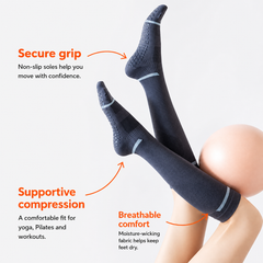 Solevia® Compression Grip Socks
