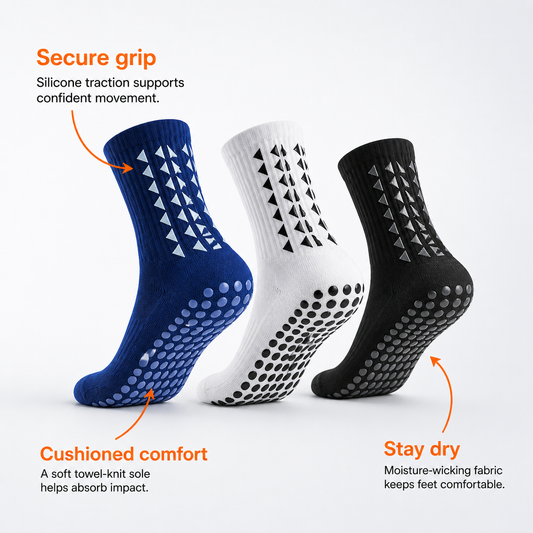 Solevia® Non-Slip Sports Socks